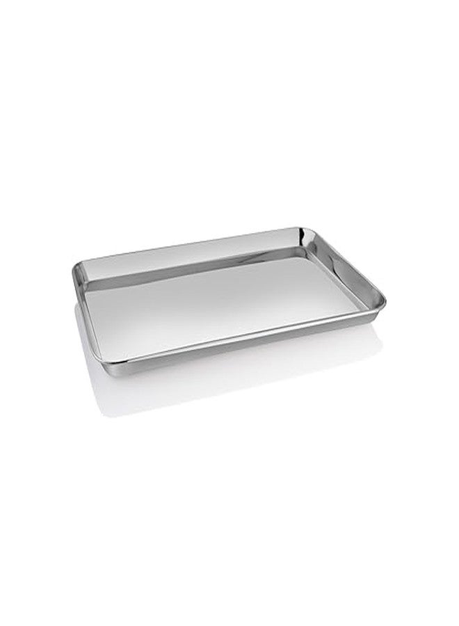 Luxuria Stainless Steel Tray Rectangle for Cake Sweet Pastry Muffins Camping, Events & Every Day Use Kitchenware in Various Sizes (29 x 19) - Image 1
