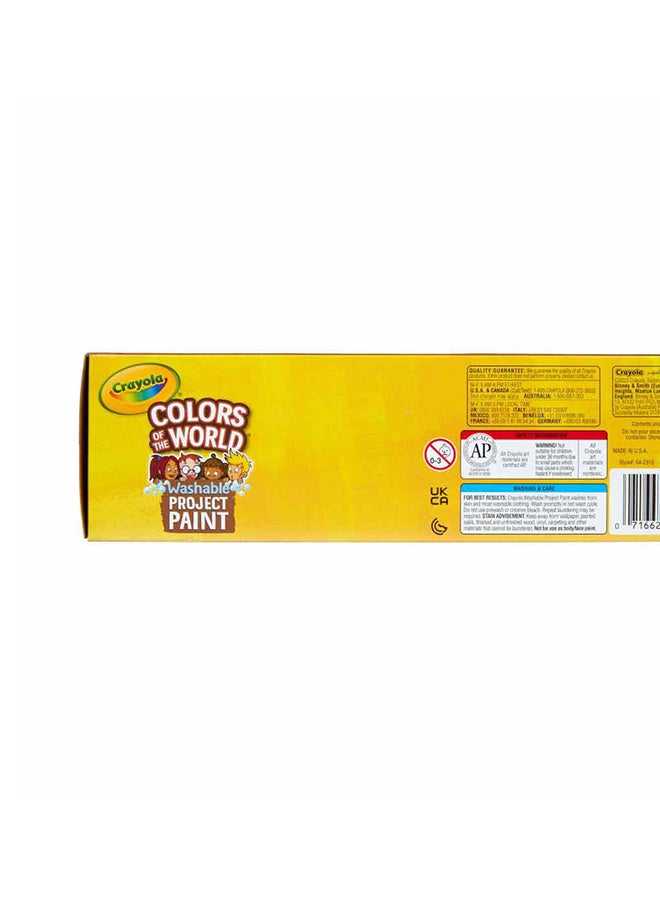 Crayola 10 Count Washable Paint, 2-oz. Bottles, Colors of the World - Image 4