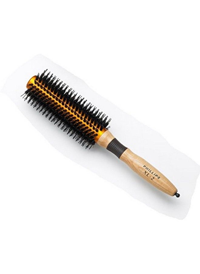 Phillips Brush Xl2 Round Brush With Reinforced Boar Bristle And Aluminum Barrel 2.25 Inch Diameter  - Image 1