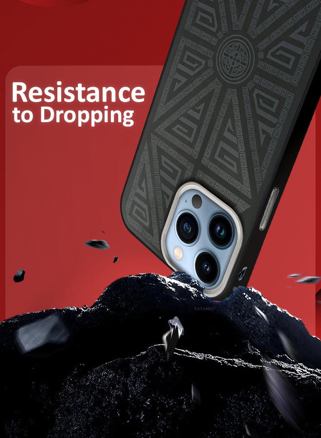 CATANES [for iPhone 13 Pro Max] 3 Pack Case and 2 Screen Protectors Carbon Fiber Made Slim & Light Shockproof Phone Cover Grade Protection - Image 3