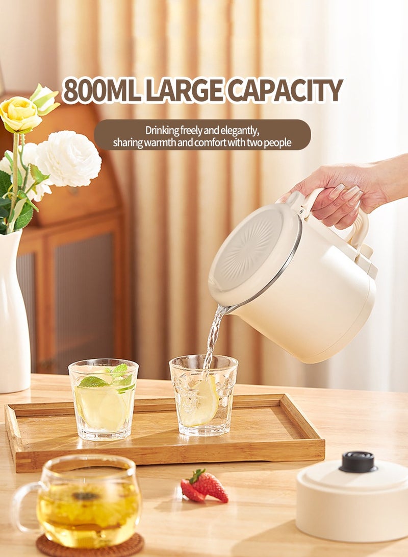 800ml Portable collapsible kettle, Portable travel kettle, Stainless steel mini electric cooking pot, Suitable for business trips, travel, home, camping(1pcs) - Image 2