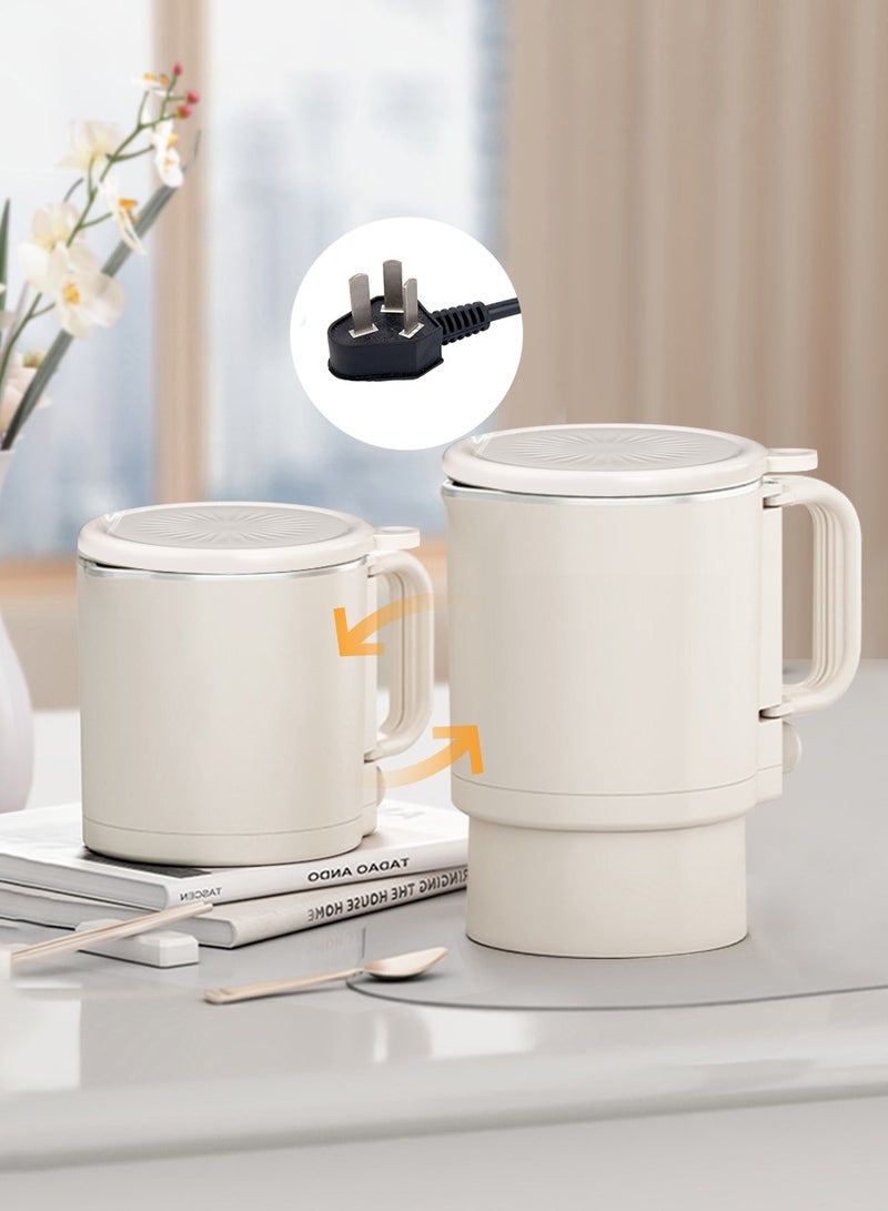 800ml Portable collapsible kettle, Portable travel kettle, Stainless steel mini electric cooking pot, Suitable for business trips, travel, home, camping(1pcs) - Image 1