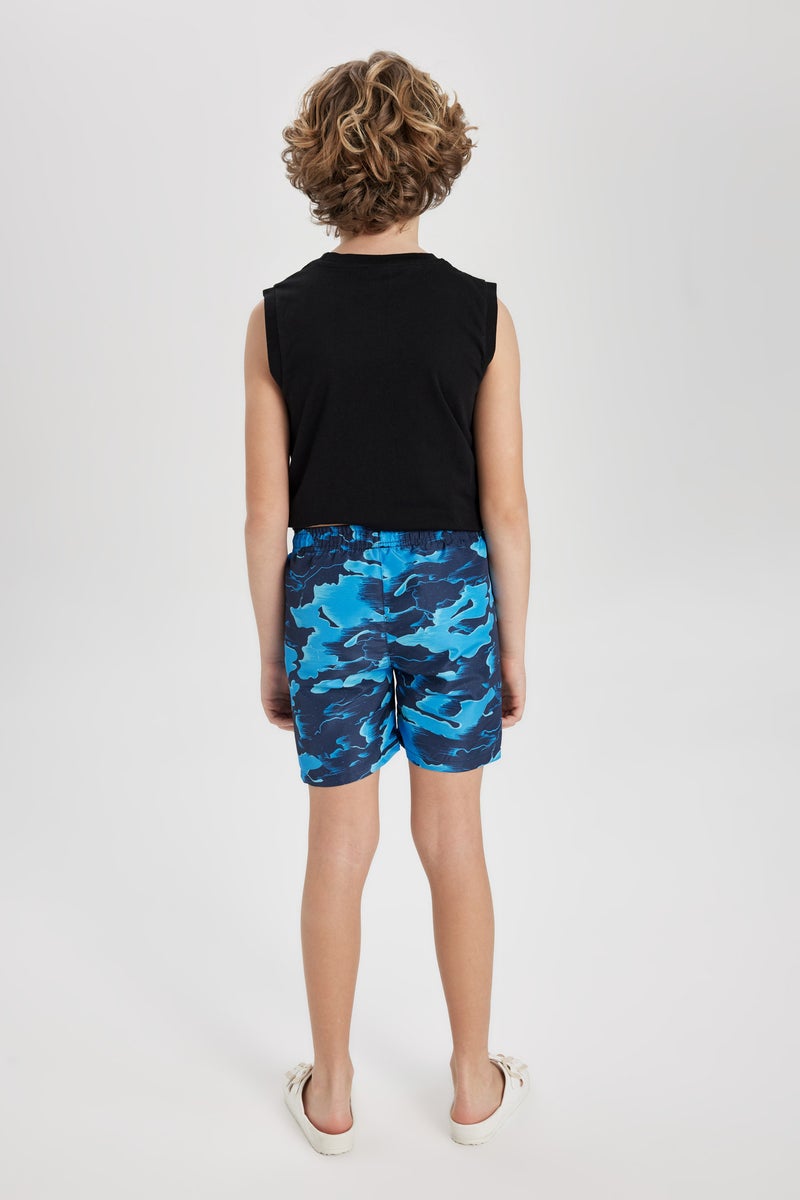 DeFacto Blue Boy Boy Regular Fit Swim Shorts Casual - Image 5