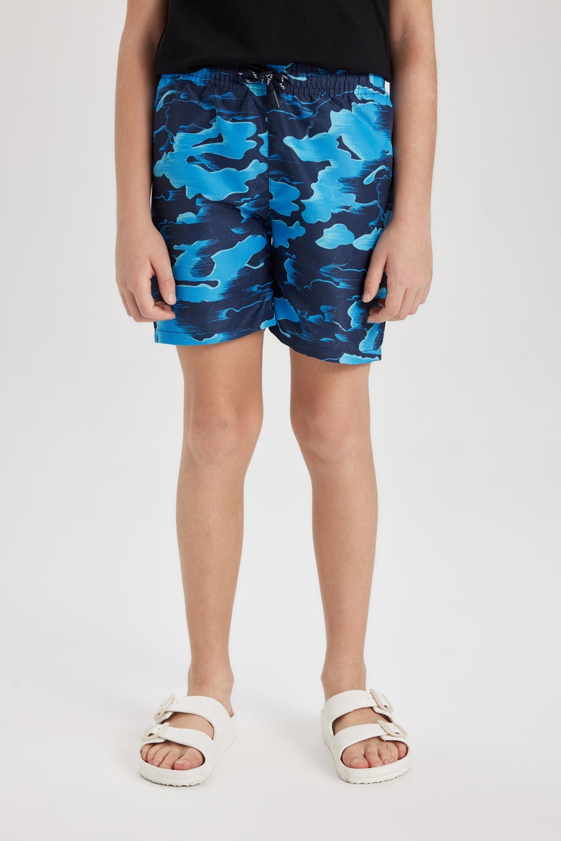 DeFacto Blue Boy Boy Regular Fit Swim Shorts Casual - Image 4