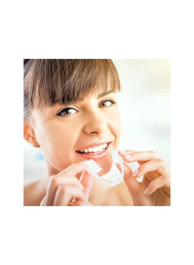 2Pcs Anti Grinding Dental Guard Dental Mouth Guard Stops for Sleeping Nighttime Teeth Anti Grinding (Transparent Color) - Image 2