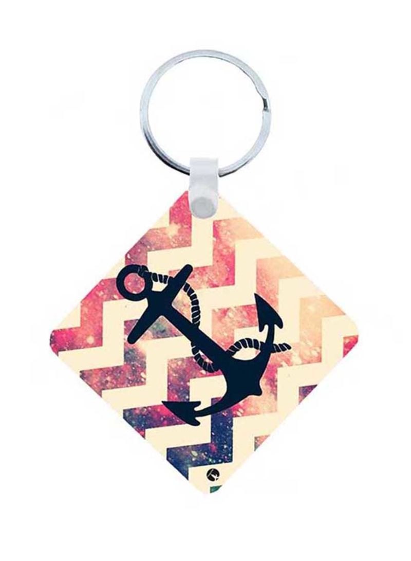 RKN The Anchor Wooden Keychain