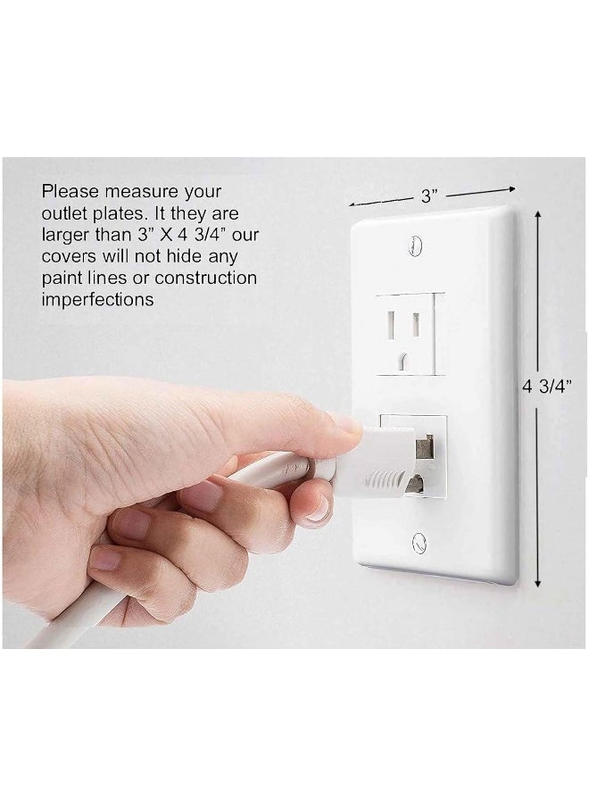 Safety Innovations 6-Pack Safety Innovations Self-closing (2 Screw) Decora Outlet Covers  - Image 3