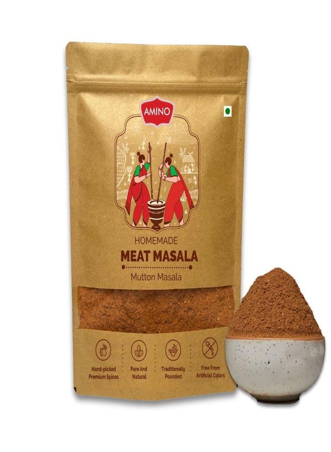 AMINO Meat Masala 250Gm | Traditionally Pounded Mutton Masala - Image 1