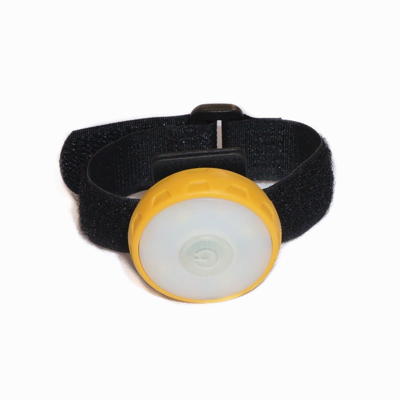 Custom USB Charging LED Wristband Light Yellow Yellow