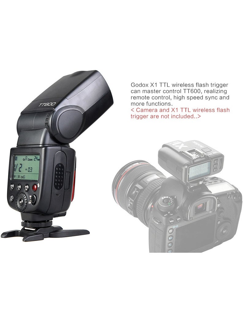 Godox - فلاش Godox Thinklite TT600 للكاميرا Speedlite Master/Slave Flash مع نظام تشغيل لاسلكي مدمج 2.4G GN60 - Image 1