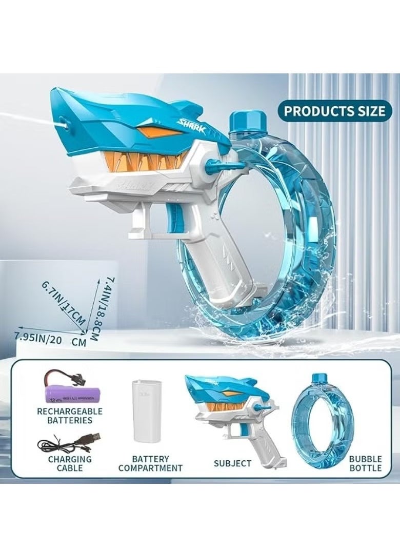 AIYISHI Electric Water Shark Automatic Bursting Water Including Battery Super Flight Distance Large Water Storage Capacity Children And Adults Water Play Toys Beach Swimming Pool Outdoor Toys  - Image 2