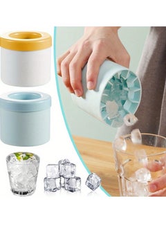 Generic Makes 60 Ice Cubes - Large Capacity 3D Silicone Cylinder Ice Cube Mold, Food-Grade, Easy Release, Ideal for Whiskey, Cocktails, Iced Coffee, and More  - Image 5