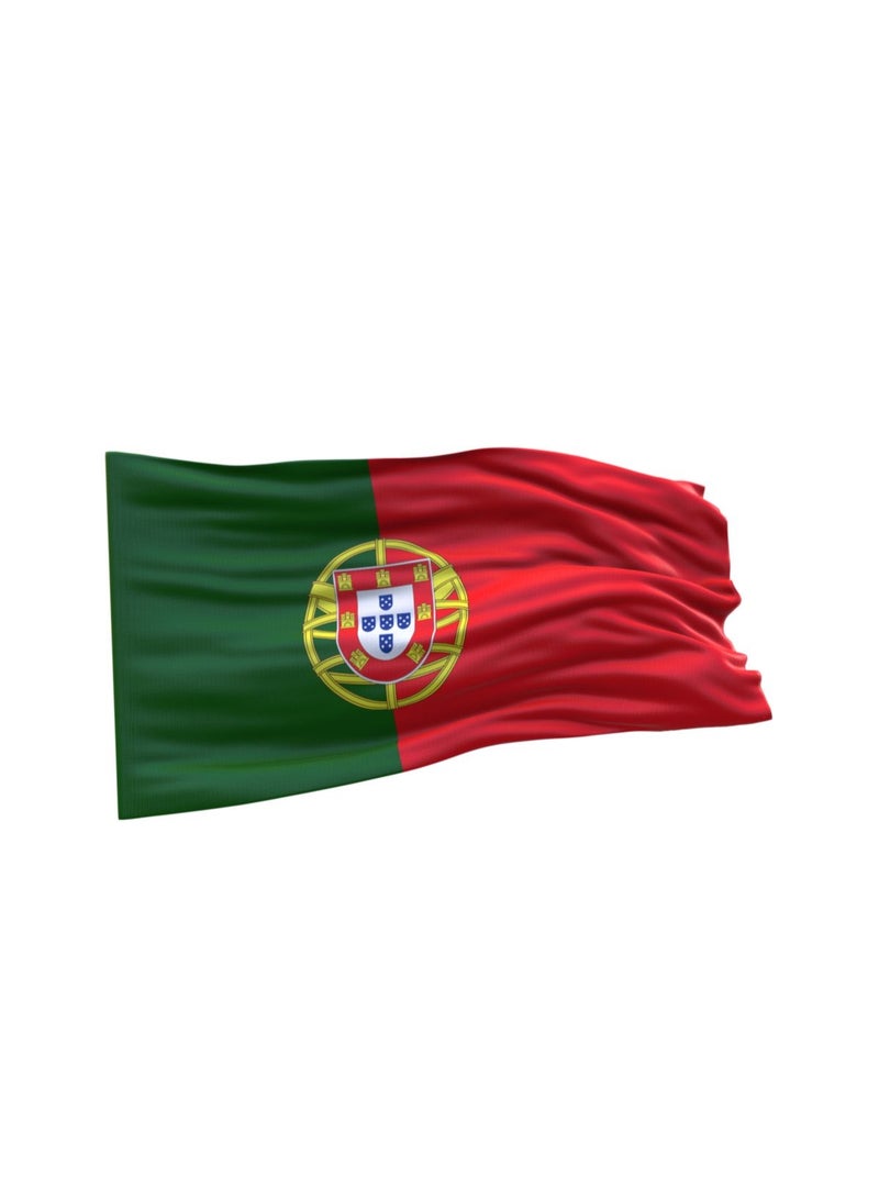 ARS Portugal Flag - Heavy-Duty 210D Satin, Portugal Flag for Outdoor/Indoor, Fade Resistant, Flag Day, And Home-Polyester, Sport Day, FIFA World Cup-Size Available - Image 2
