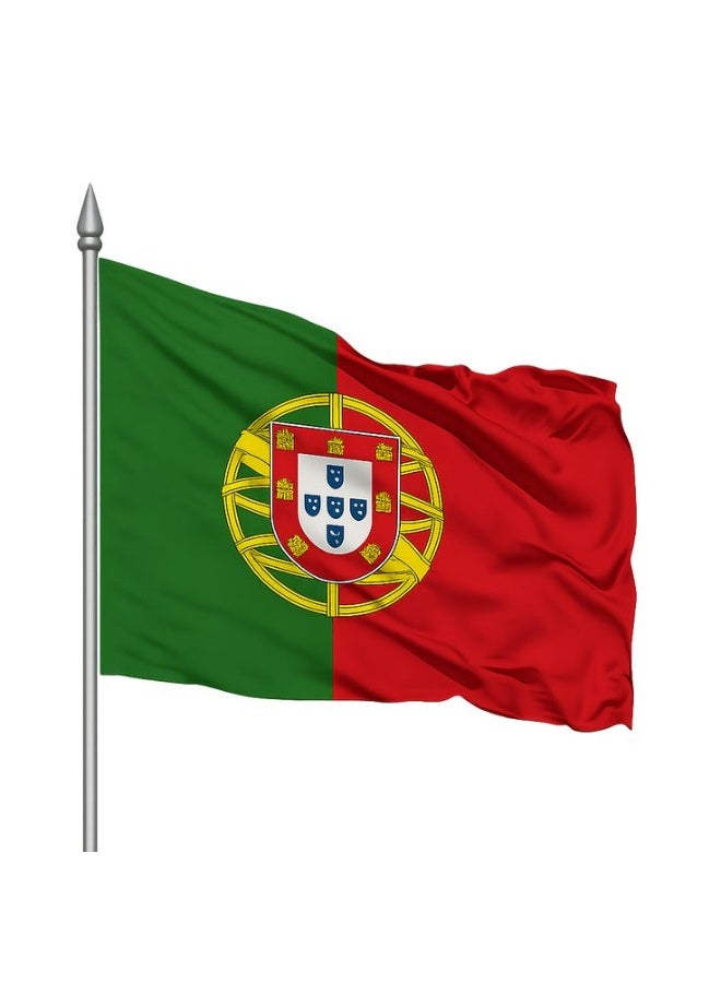 ARS Portugal Flag - Heavy-Duty 210D Satin, Portugal Flag for Outdoor/Indoor, Fade Resistant, Flag Day, And Home-Polyester, Sport Day, FIFA World Cup-Size Available - Image 1