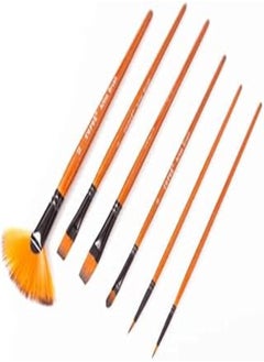 Bianyo 6 Bianyo nylon paint brushes 