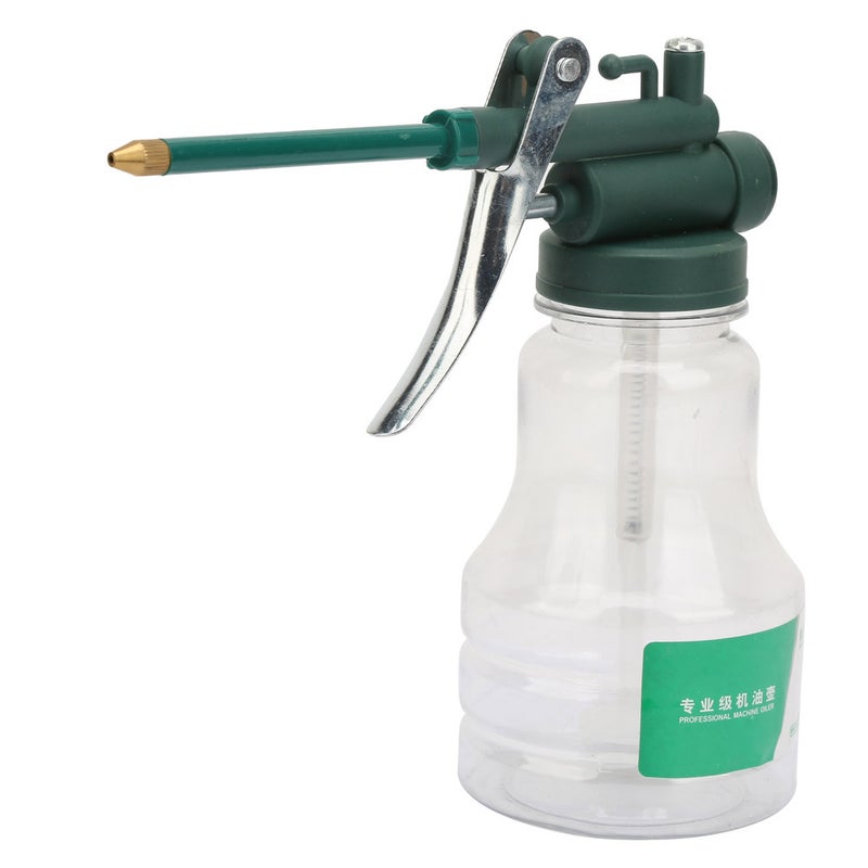 High Pressure Transparent Pump Oiler Spray Gun Long Beak Lubrication Oil Can Pot - Image 1