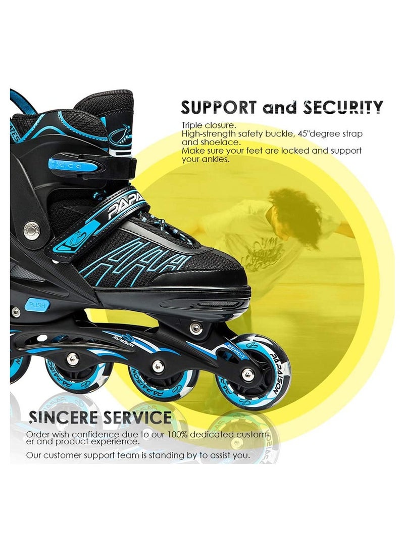 GT-Wheel - Skating Shoes Proffesional Adjustable Inline Roller Skates with Featuring All Lighting Wheels - Image 1