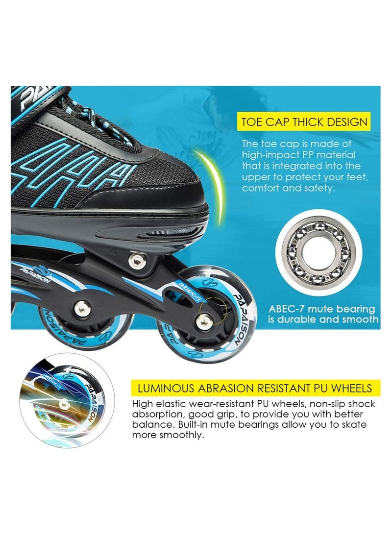 GT-Wheel - Skating Shoes Proffesional Adjustable Inline Roller Skates with Featuring All Lighting Wheels - Image 1