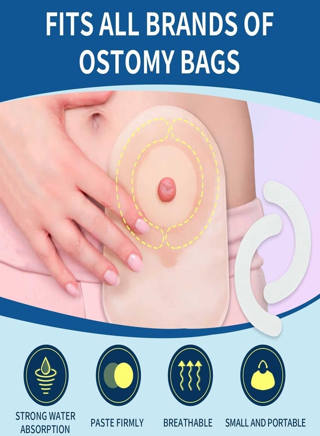 ovand Ostomy Barrier Strips - Ostomy Barrier Tape,Ostomy Supplies,Medical Grade Adhesive Barrier Strips Better Seal for Ostomy Bags (40pcs) - Image 3