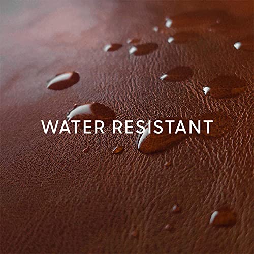 DailyObjects Large Premium Vegan Leather Desk Mat|Anti-Skid|Anti-Slip|85*45cm|Reversible Desk spread Turf Desk/Laptop Mat for Work from Home/Office/Gaming- Extended mouse pad and keyboard desk pad-Tan - Image 4