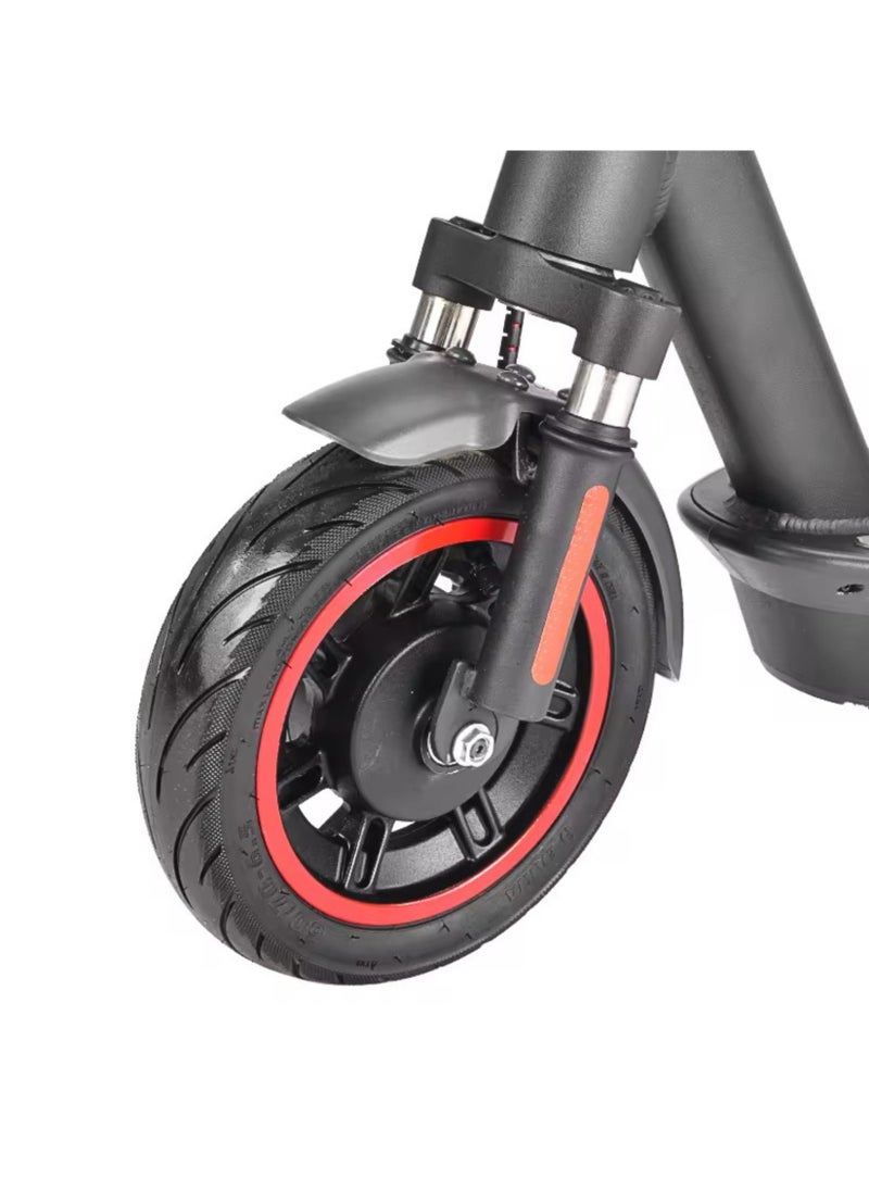 Niyazi Electric Scooter | Economical Electric Scooter with Suspension | electric scooter | Electric Scooter for Adults | Foldable Electric Scooter | 36V Voltage | 250W Motor | Front Lights | Bluetooth Control | 3 Riding Modes | Shock Absorption Suspension | Weight Capacity 120 KG  - Image 3