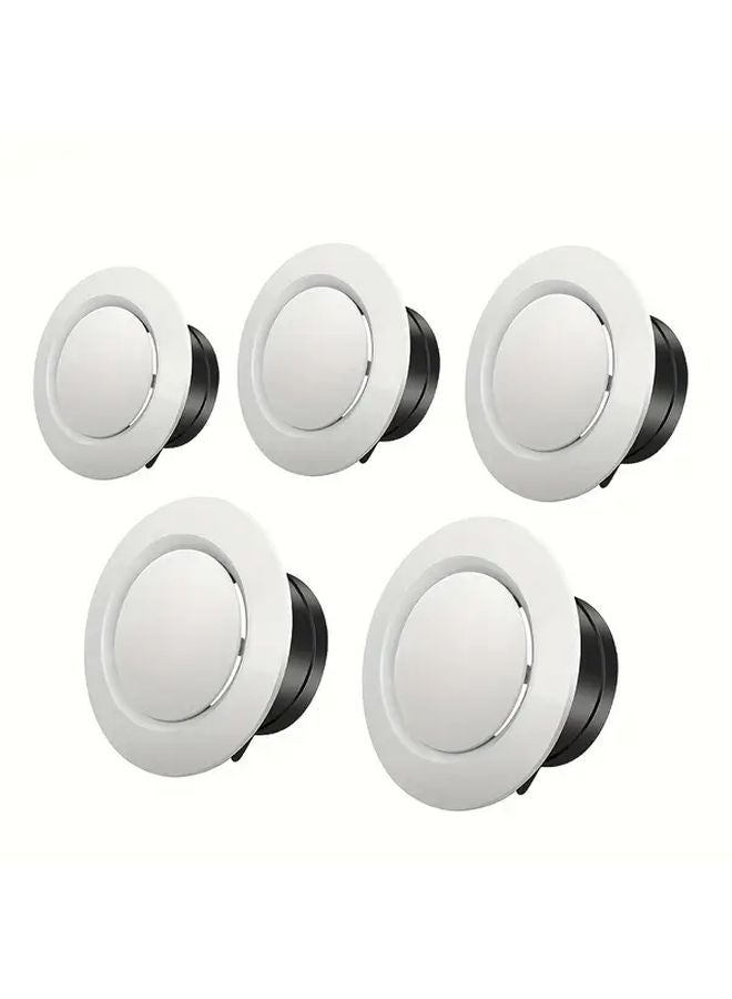 100mm ABS Ceiling Air Vent Grille Hot Air Supply Mountable Diffuser Cover - Image 3