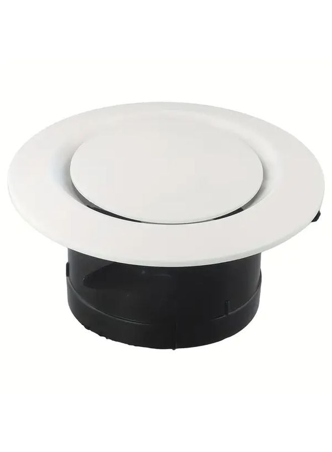 100mm ABS Ceiling Air Vent Grille Hot Air Supply Mountable Diffuser Cover - Image 1