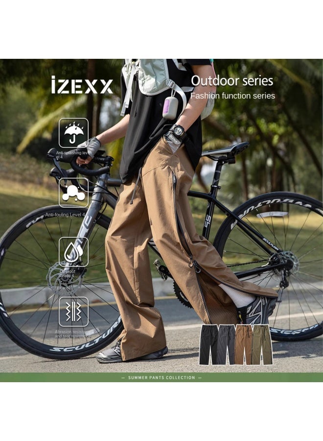 Izexx بنطال إيزيكس الصيفي الأمريكي للمظليين، سالوبيت كاجوال للرجال، بنطال الجبل في الهواء الطلق المضاد للثلاثة مخاطر، بنطال واسع للرجال - Image 3