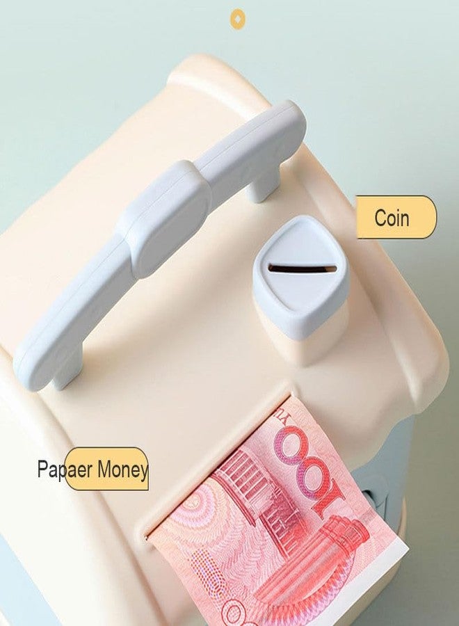 Ngel Cartoon Design Plastic Piggy Bank || Creative Cute Money Bank || Coin Saving Bank for Boys & Girls (Pack of 1) (House) - Image 4