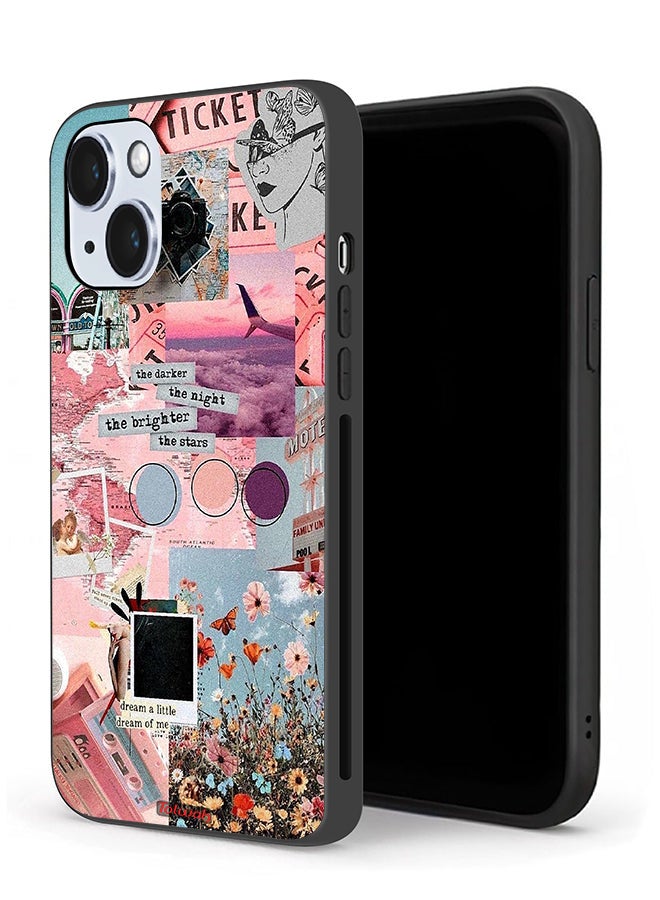 Tolwak Apple iPhone 14 Protective Case The Darker The Night The Brighter The Stars - Image 1