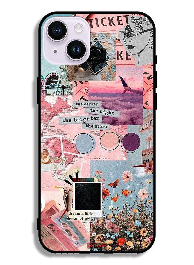 Tolwak Apple iPhone 14 Protective Case The Darker The Night The Brighter The Stars - Image 2