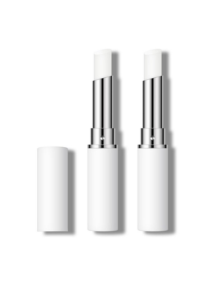 KYDA KYDA 2 Pcs Lip Primer, Colorless Tint, Smoothes and Refines Lips, Moisturizing Primer for Lips, Sheer Lightweight Lip Base, Lipstick Primer & Daily Lips Balm  - Image 1