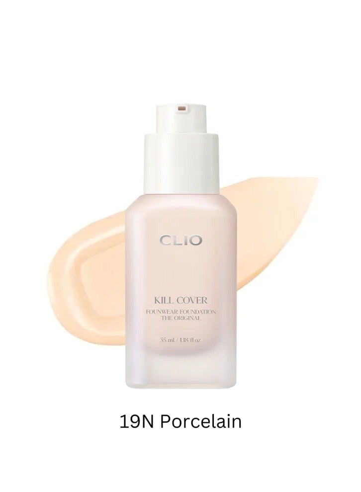 CLIO Kill Cover Founwear Foundation The Original (19N Porcelain) 35ml - Image 1