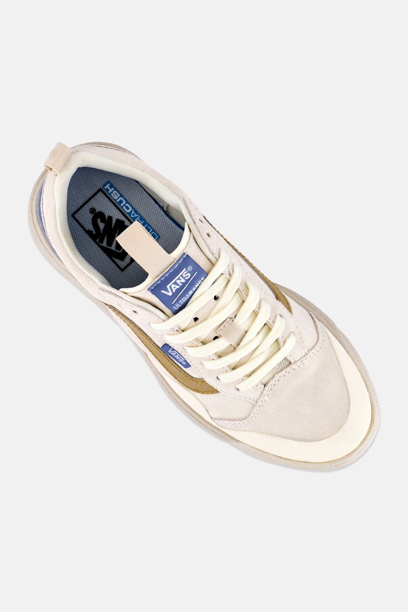 VANS Kids Boy Ultrarange Exo SE Lace Up Skate Shoes, Off White - Image 4