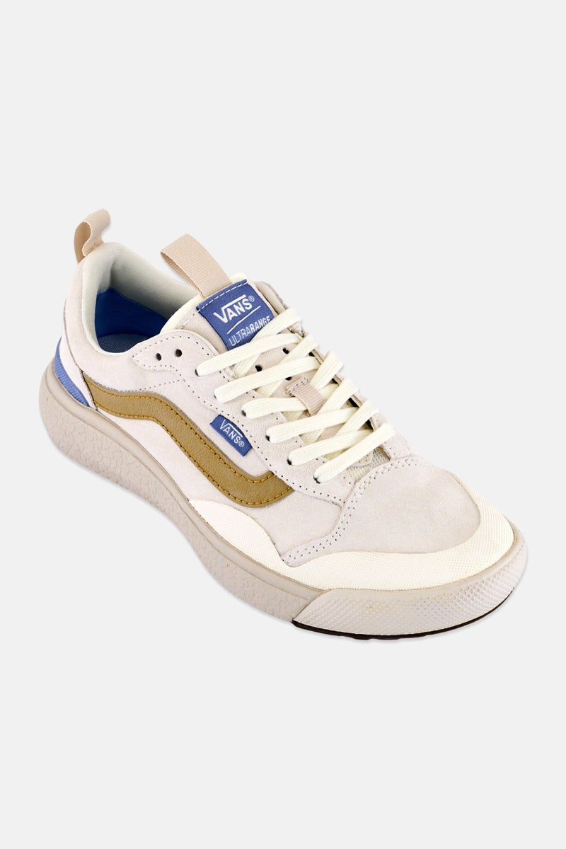 VANS Kids Boy Ultrarange Exo SE Lace Up Skate Shoes, Off White - Image 1