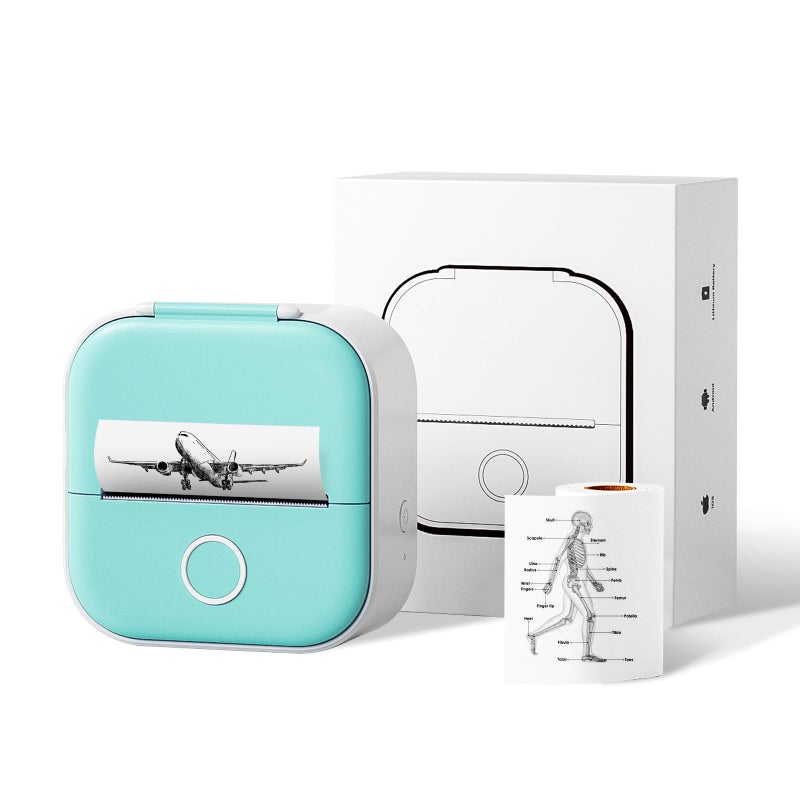 Ponek~ Mini Pocket Sticker Printer-T02 Sticker Machine Mini Printer - Image 1
