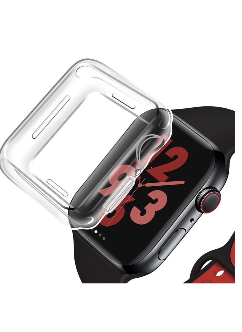 HEXABEX Apple Watch SE 3/SE 2/SE 44MM Case, Protection Soft Case for Apple Watch SE 44MM Clear  - Image 5
