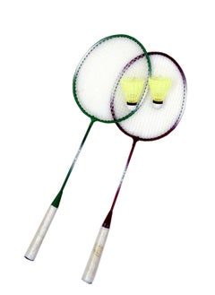 H PRO Pro 2 Player Badminton Racket Birdie Set| Lightweight Badminton Equipment For Kids & Adults| Perfect For Beginner  - Image 1