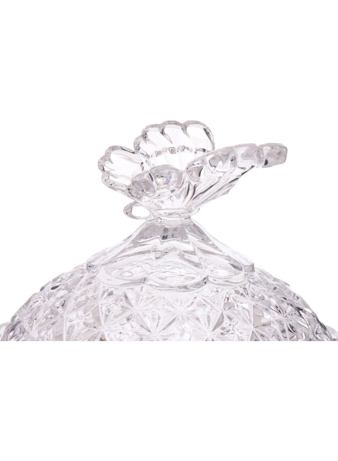 BOHEMIA Bohimia Butterfly Bonbonniere, 20 Cm Size, Clear - Image 3