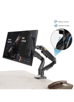 NB NORTH BAYOU Dual Monitor Desk Mount Stand Full Motion Swivel Computer Monitor Arm for Two Screens 17-27 Inch with 2~9kgs Load Capacity for Each Display F160  - Image 4
