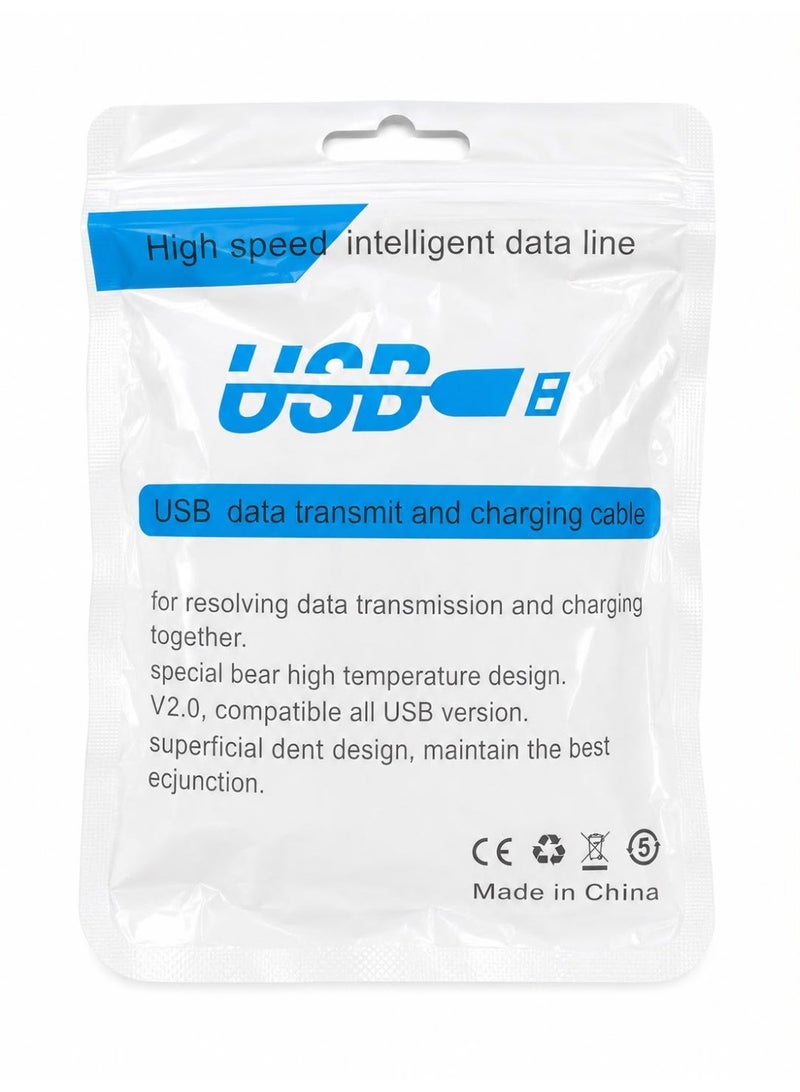 كابل USB-C إلى Lightning - 2 متر أبيض أبيض - Image 2