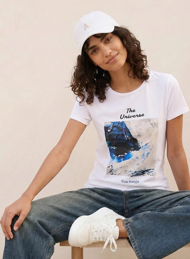 SP Characters Ewa Matyja The Universe Cotton T-Shirt