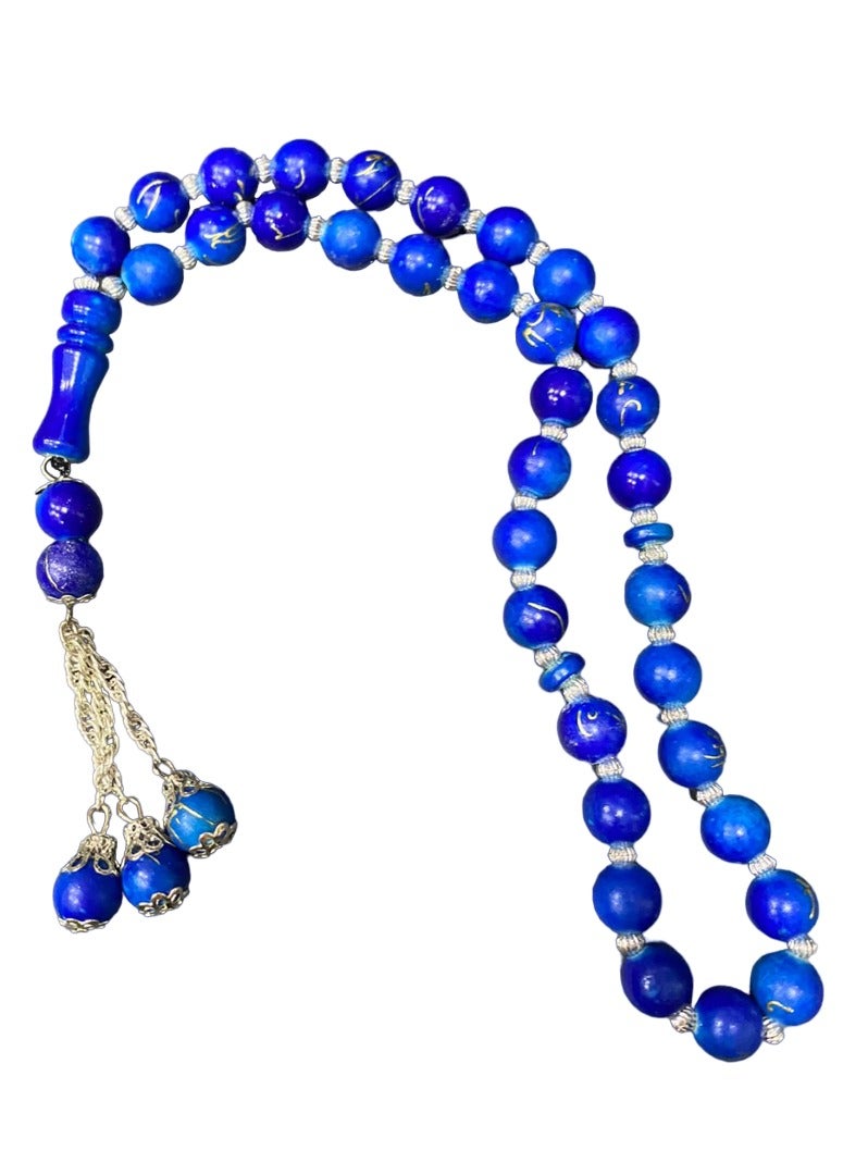 Beads Dark blue tasbih prayer beads  - Image 1