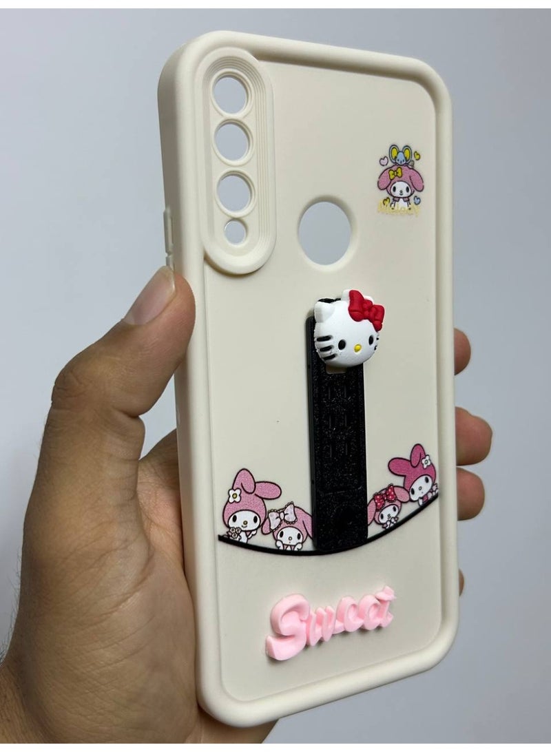 جراب خلفي بتصميم كرتوني جديد عليه كلمه Sweet متوافق مع هاتف Huawei Y9 Prime 2019 - Image 2