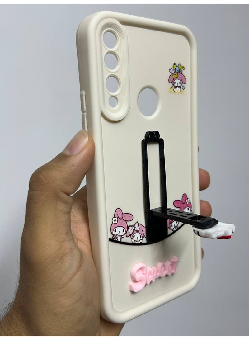 جراب خلفي بتصميم كرتوني جديد عليه كلمه Sweet متوافق مع هاتف Huawei Y9 Prime 2019 - Image 1