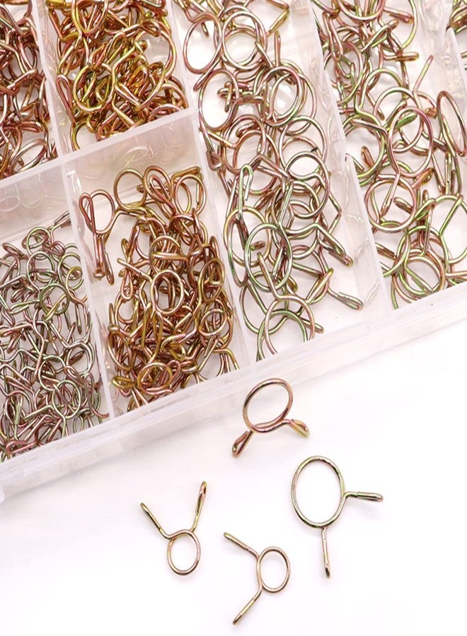 Tnisesm 310Pcs 5-13mm 9 Size Spring Clips Clamps Assortment Kit, Fuel Line Hose Tubing Spring Clips Clamps for Motorcycle Scooter ATV - Image 4