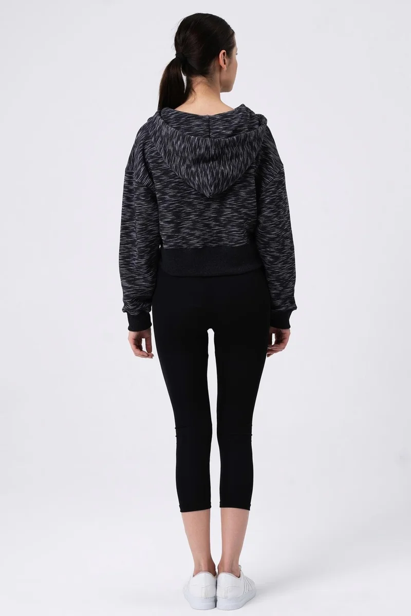 الكسندر جاردي Crop Hoodie Cardigan (B20-5013)