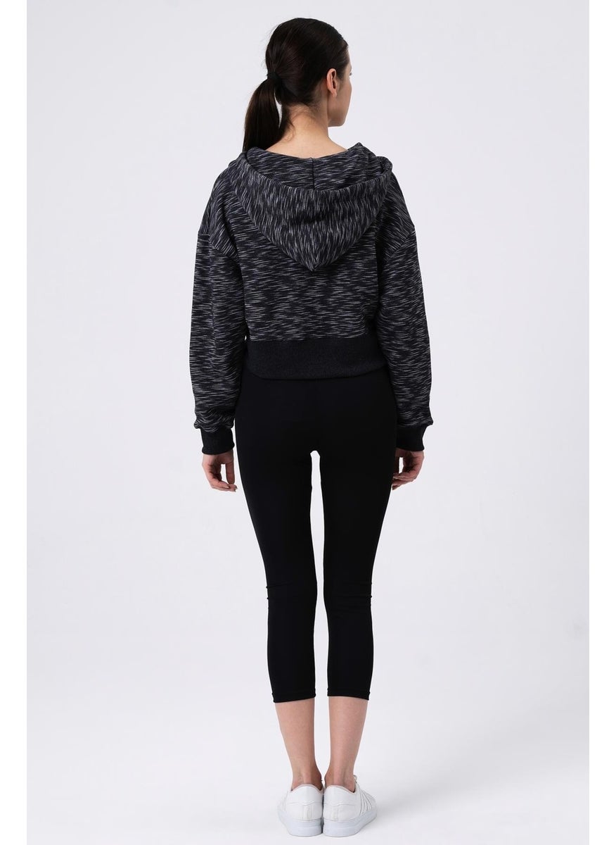 Alexander Gardi Crop Hoodie Cardigan (B20-5013)  - Image 5