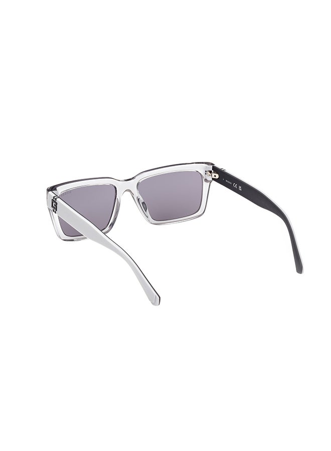 GUESS Men's UV Protection Rectangular Sunglasses - GU0012120A56 - Lens Size: 56 Mm - Image 3