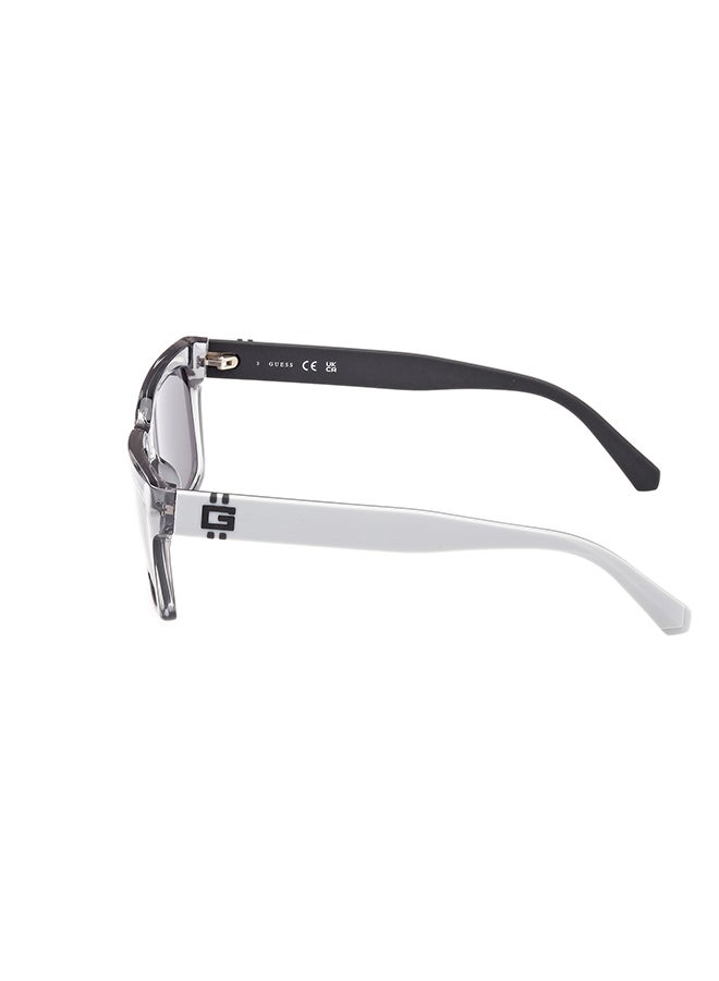 GUESS Men's UV Protection Rectangular Sunglasses - GU0012120A56 - Lens Size: 56 Mm - Image 2